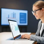 Home 14 디지털 네트워킹 플랫폼 추천 리스트 - **Prompt 1: Collaborative Digital Workplace**
"A bright, modern co-working space bustling with a...